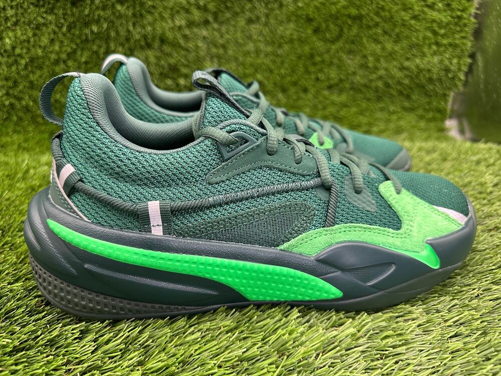Puma J. Cole x RS-Dreamer 194166-05 Athletic Sneaker Boys 7C Green Knit Sports